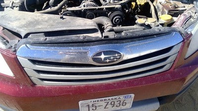 2010-2012 Legacy Outback Front Grille Oem Chrome Station Wagon With Emblem