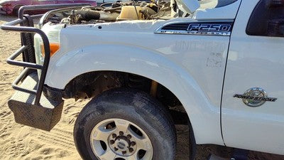 2011-2016 Ford F250 Driver Left Front Fender Oem White Z1 6.7L Powerstroke