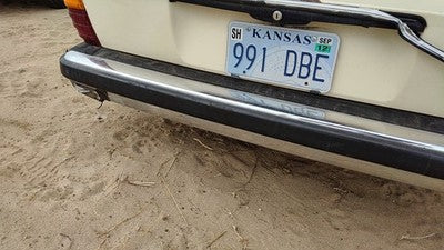 1979-1985 Mercedes 300Td Rear Bumper Cover Assembly Oem Back White 1238805271