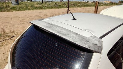 2007-2009 Mazda 3 Rear Spoiler Back Wing Oem White 34K Br5v51960d08