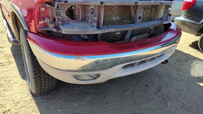 1999-2004 Ford F150 Front Bumper Assembly With Brackets Oem 4X4 Red Chrome