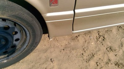 1993 Saturn Sw2 Driver Left Moulding From Fender Oem Trim Strip Gold