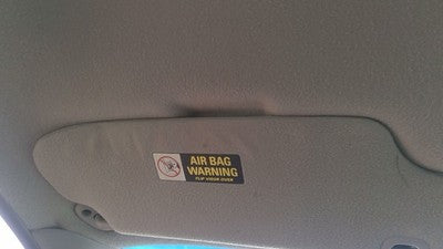 1998 Ford Taurus Driver Left Sun Visor Oem Gray