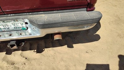 1992-1999 Gmc Yukon Rear Bumper Assembly With Brackets Oem Chrome 15025375