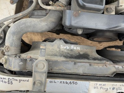 1990-1991 Subaru Legacy Passenger Electric Cooling Fan Assembly Oem With Motors
