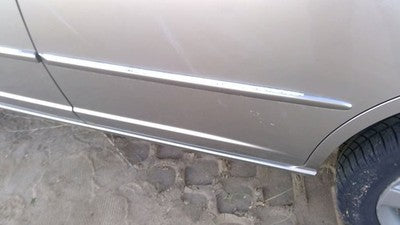 01-05 Honda Civic Driver Left Rear Moulding From Door Oem Back Trim Strip Silver