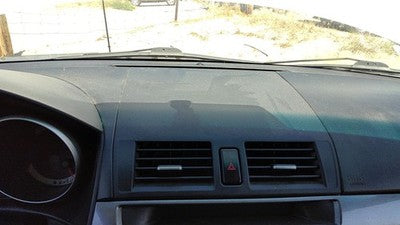 2004-2009 Mazda 3 Dash Center Trim Panel With Heater Ac Vents Oem Black Br6