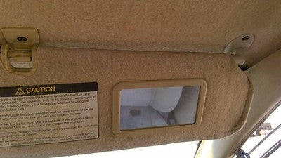1993 Saturn Sw2 Passenger Right Sun Visor Oem Tan
