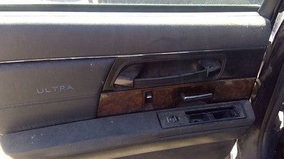 1993 Buick Park Ave Driver Left Rear Inside Door Trim Panel Only Oem Back Gray