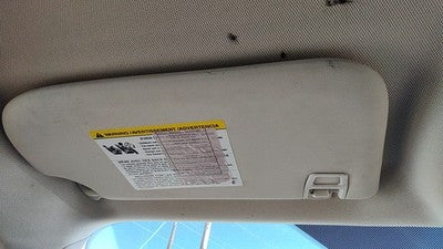 2013-2018 Ford Focus Driver Left Sun Visor Oem F1Ez5804105Ba