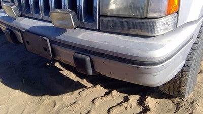 1993-1995 Jeep Grand Cherokee Front Bumper Cover Assembly Oem Silver
