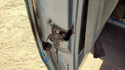 1986 Dodge Ram W150 Driver Left Front Door Latch With Rods/Cables Oem