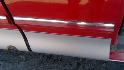 97 98 Ford F150 Passenger Right Rear Moulding From Door Oem Back Trim Strip Red