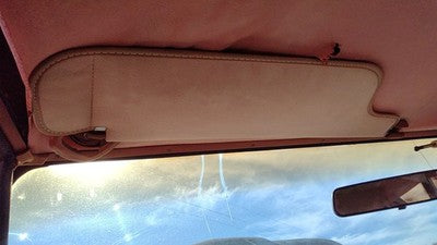 1984 Jeep Grand Wagoneer Driver Left Sun Visor Oem Brown