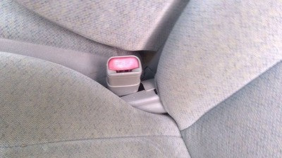 1998 Mercury Sable Driver Left Front Seat Belt Buckle Receiver Oem Gray N2