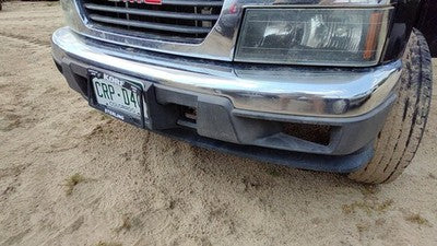 2004-12 Gmc Canyon Front Bumper Assembly With Mount Brackets Oem Chrome 19210442