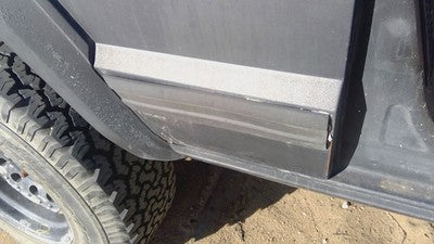 1985 Jeep Cherokee Passenger Right Rear Moulding On Quarter Panel Oem Gray