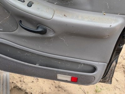 00-02 Expedition Passenger Right Front Door Trim Panel With Switches Gray 12