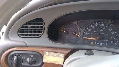 1998 1999 Mercury Sable Trim Bezel Around Speedometer Oem Dash Panel Gray N2