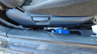 1998 Honda Civic Passenger Right Side Seat Trim Panel Oem Gray Coupe