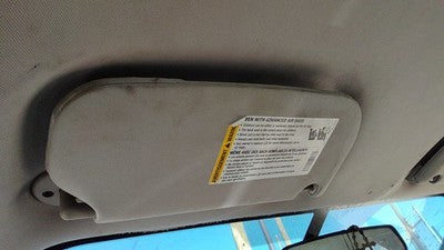2005-2010 Chevy Cobalt Driver Left Sun Visor Oem Neutral 52B 20874317