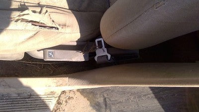 1993 Saturn Sw2 Driver Left Front Seat Belt Retractor Oem Waist Tan