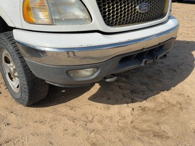 1999-2004 Ford F150 Front Bumper With Brackets Assembly Oem White Yz Xl3Z17757Aa
