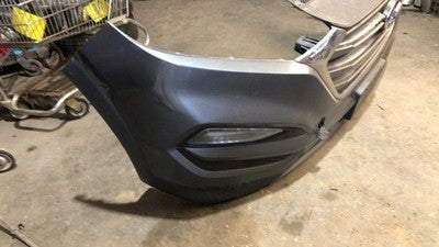 2016-2018 Hyundai Tucson Front Bumper Cover Assembly Oem Coliseum Grey Z56