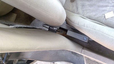 1993 Saturn Sw2 Passenger Right Front Seat Belt Retractor Oem Waist Tan