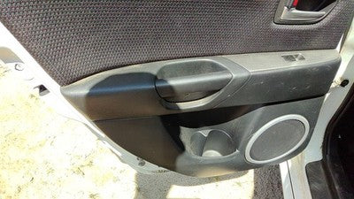 07-09 3 Driver Left Rear Inside Door Trim Panel With Switches Back Black Br6