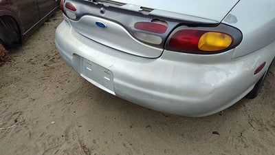 1996-1999 Ford Taurus Rear Bumper Cover Assembly Oem Back Silver Ts F6dz17k835a