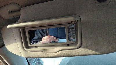 2010-2012 Ford Fusion Driver Left Sun Visor Oem Ae5z5404105aa