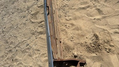 1962 Chevy Impala Rear Bumper With Brackets Oem Chrome 4 Door Sedan