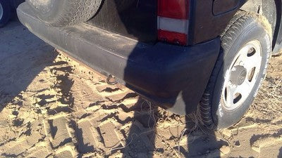 1996 1997 1998 Geo Tracker Rear Bumper Cover Assembly Oem Back Black 91173385