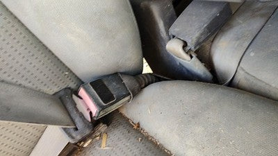 2007-2008 Ford F150 Passenger Right Front Seat Belt Buckle Receiver Oem Gray Me