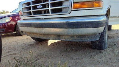 1992-1996 Ford F150 Front Bumper Assembly Chrome With Brackets Oem F2tz17757b
