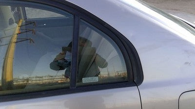 2001-2005 Honda Civic Driver Left Rear Vent Window Back Door Glass With Frame