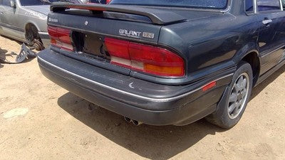 Mitsubishi Galant Vr-4 Rear Bumper Cover Assembly Back With Reinforcement Green