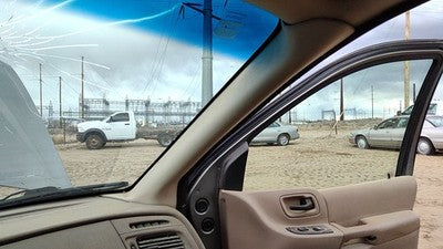 2000 Ford Windstar Passenger Right A Pillar Trim Windshield Post Panel OEM Tan