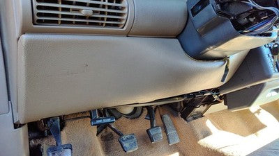 1990-1993 Grand Prix Lower Dash Under Column Knee Bolster Trim Panel Tan 2 Door