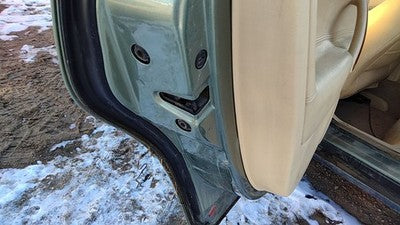 00-05 Vw Passat Driver Left Rear Door Latch With Rods/Cables Oem Back