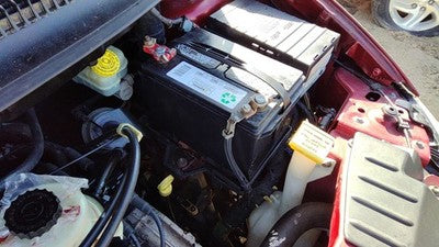 06 07 Town & Country Complete Battery Box Mount Tray With Hold Down Oem 3.8L