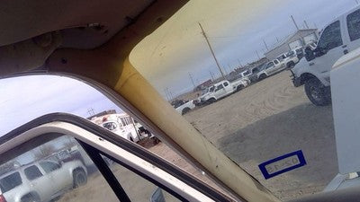 1979 Ford Van E250 Driver Left A Pillar Trim Windshield Post Panel Oem Brown