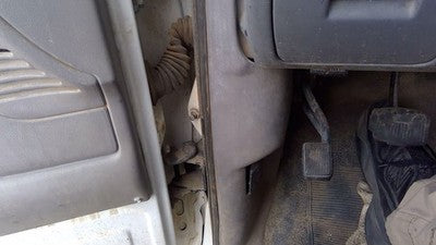 1996 Ford F450 Driver Left Lower Kick Trim Panel Oem Gray