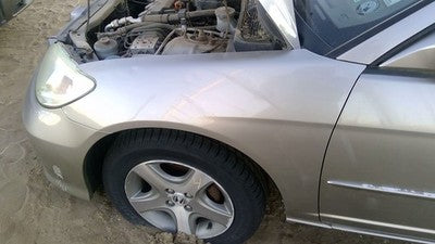 2004 2005 Honda Civic Driver Left Front Fender 4 Door Sedan Oem Silver