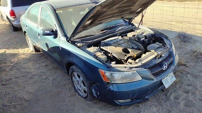 06-10 Sonata Passenger Right Rear Brake Caliper With Mount Bracket Back 3.3L