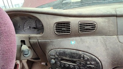 1997-2002 Ford Escort Trim Bezel Around Speedometer Oem Dash Surround Panel Tan