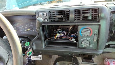 1995-1997 S10 Blazer Trim Bezel Around Speedometer Oem Dash Surround Panel Gray