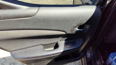 2011-14 Avenger Driver Left Rear Door Trim Panel With Switches Back Black C7x9