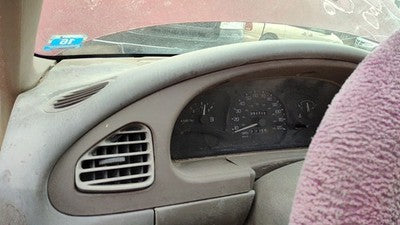 1997-2002 Ford Escort Trim Bezel Around Speedometer Oem Dash Surround Panel Tan